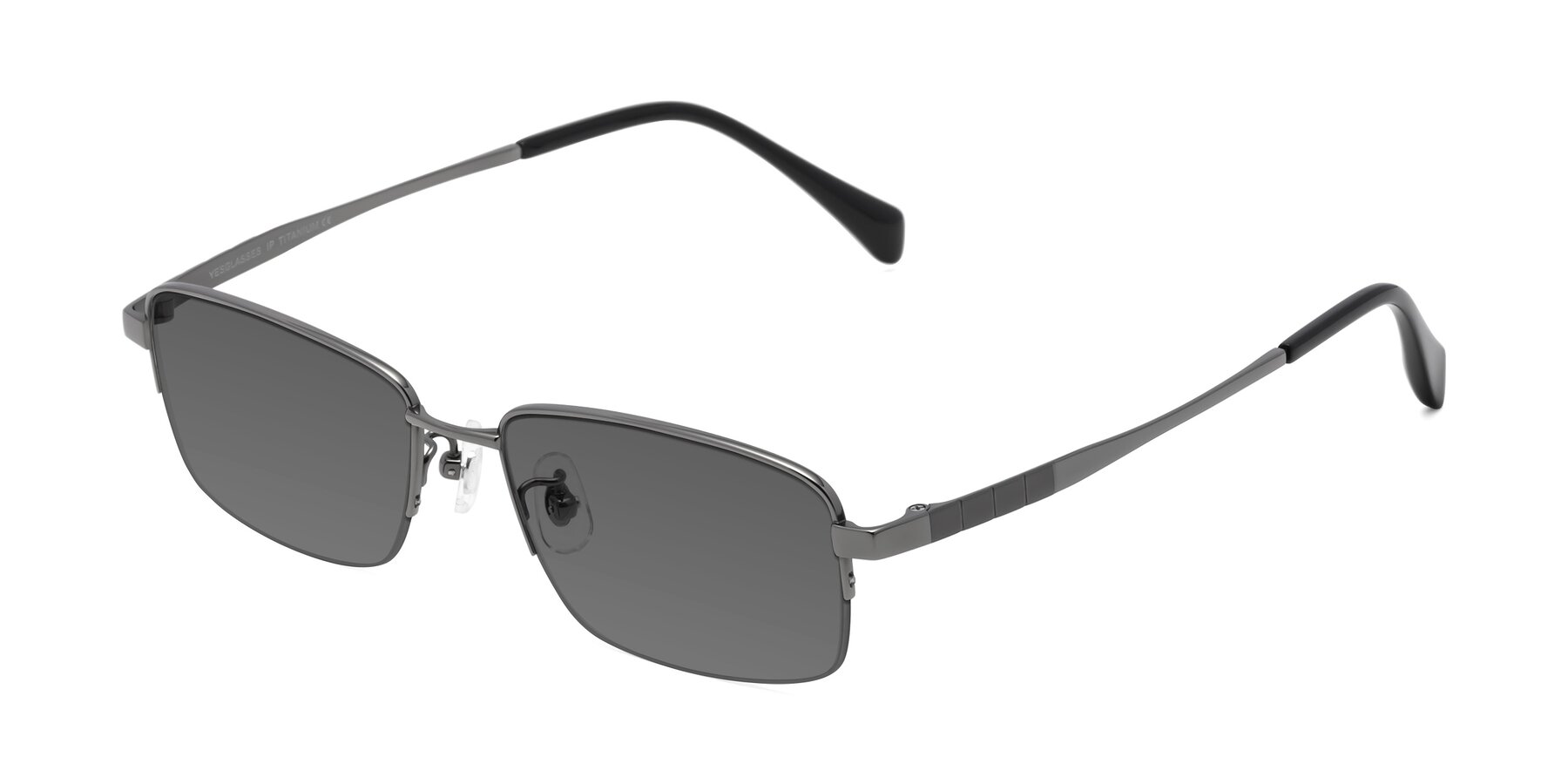 Angle of Profile in Gunmetal with Medium Gray Tinted Lenses