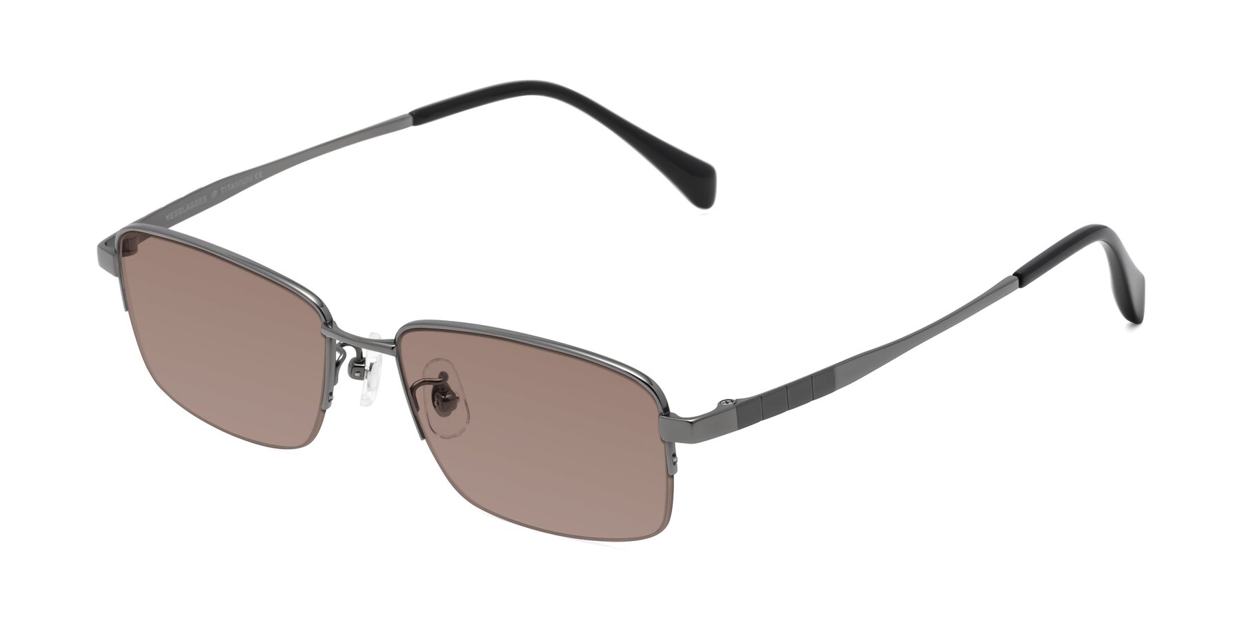 Angle of Profile in Gunmetal with Medium Brown Tinted Lenses