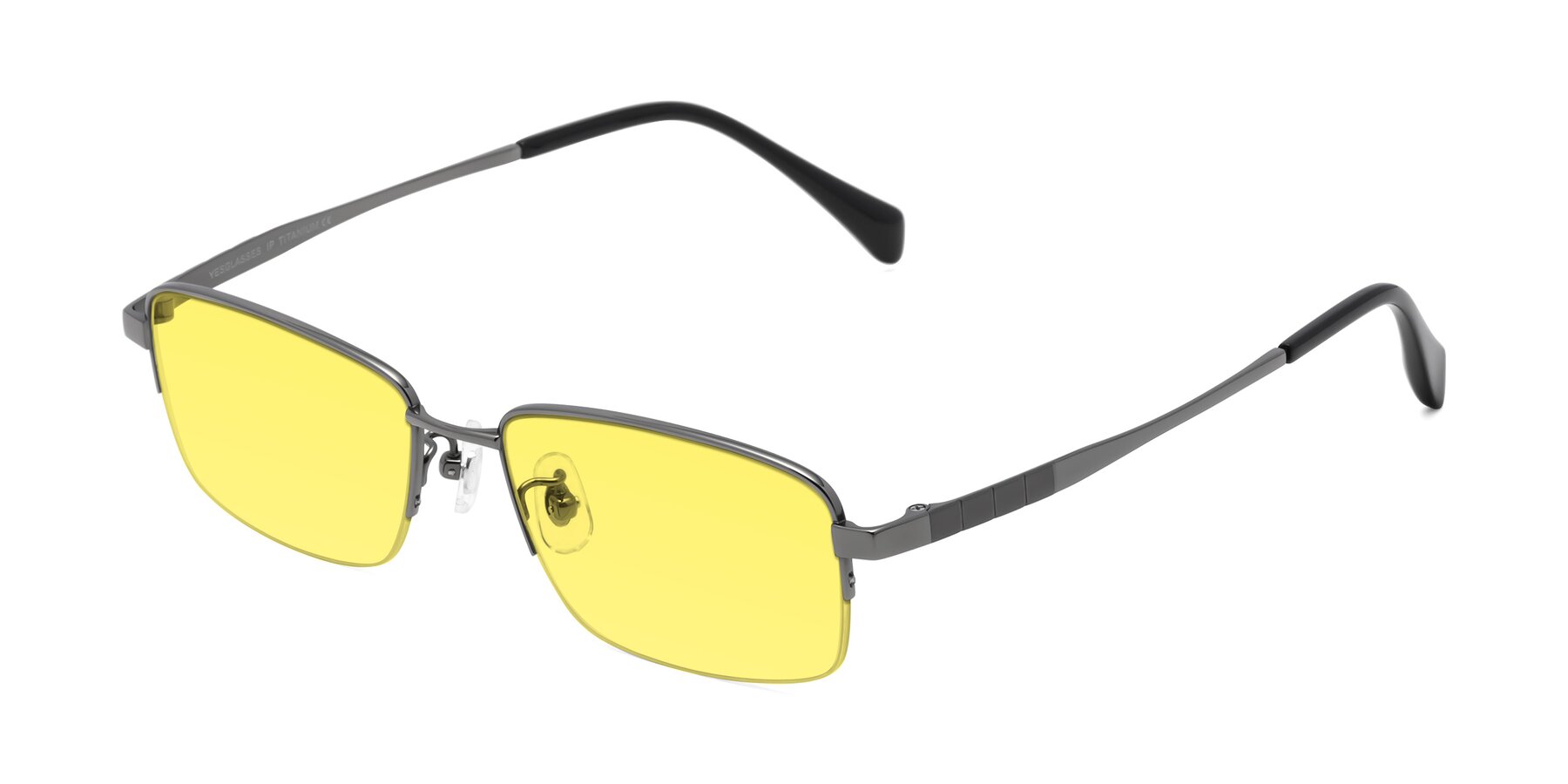 Angle of Profile in Gunmetal with Medium Yellow Tinted Lenses