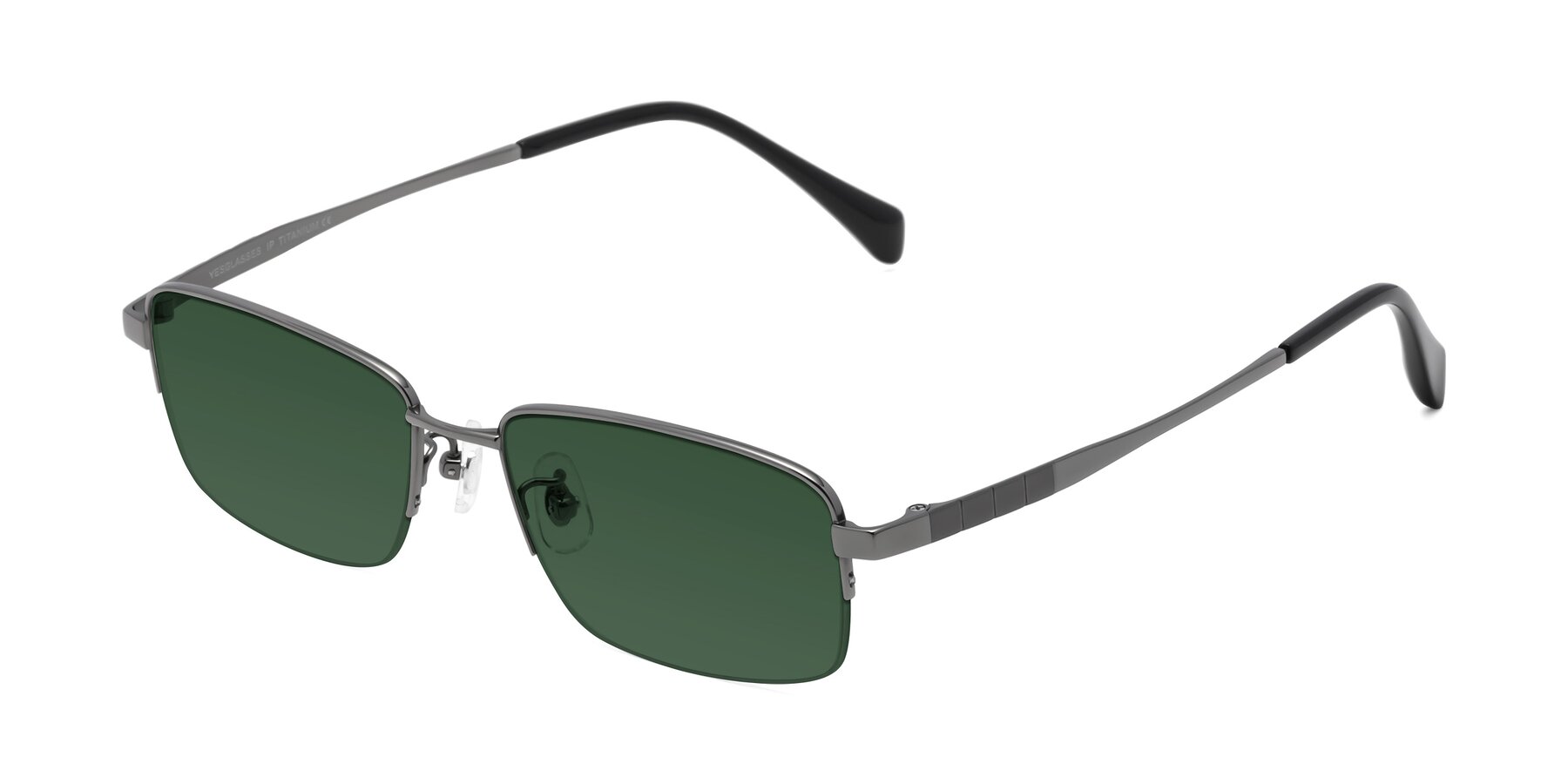 Angle of Profile in Gunmetal with Green Tinted Lenses