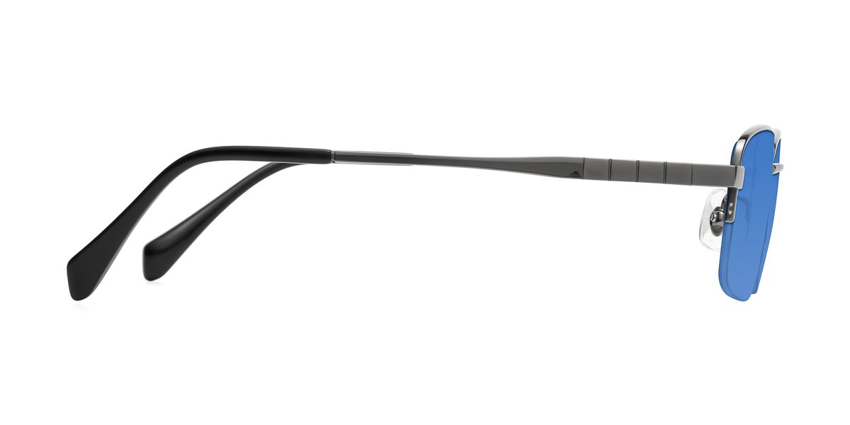 C DE RIMLESS RECTANGULAR FRAME SUNGLASSES 578359 IN METAL