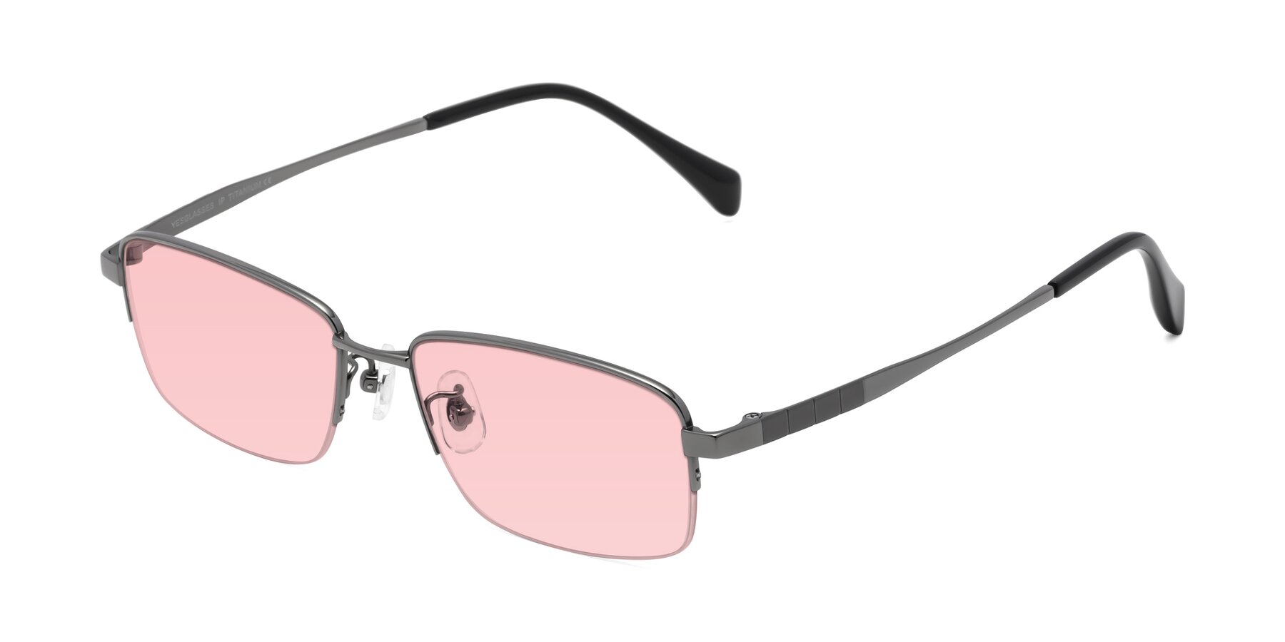 Angle of Profile in Gunmetal with Light Garnet Tinted Lenses