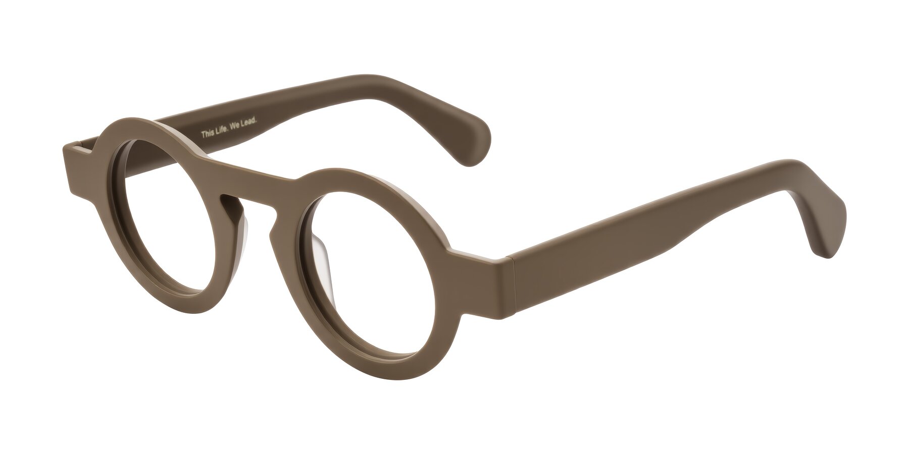 Angle of Oboe in Morning Coffee with Clear Eyeglass Lenses