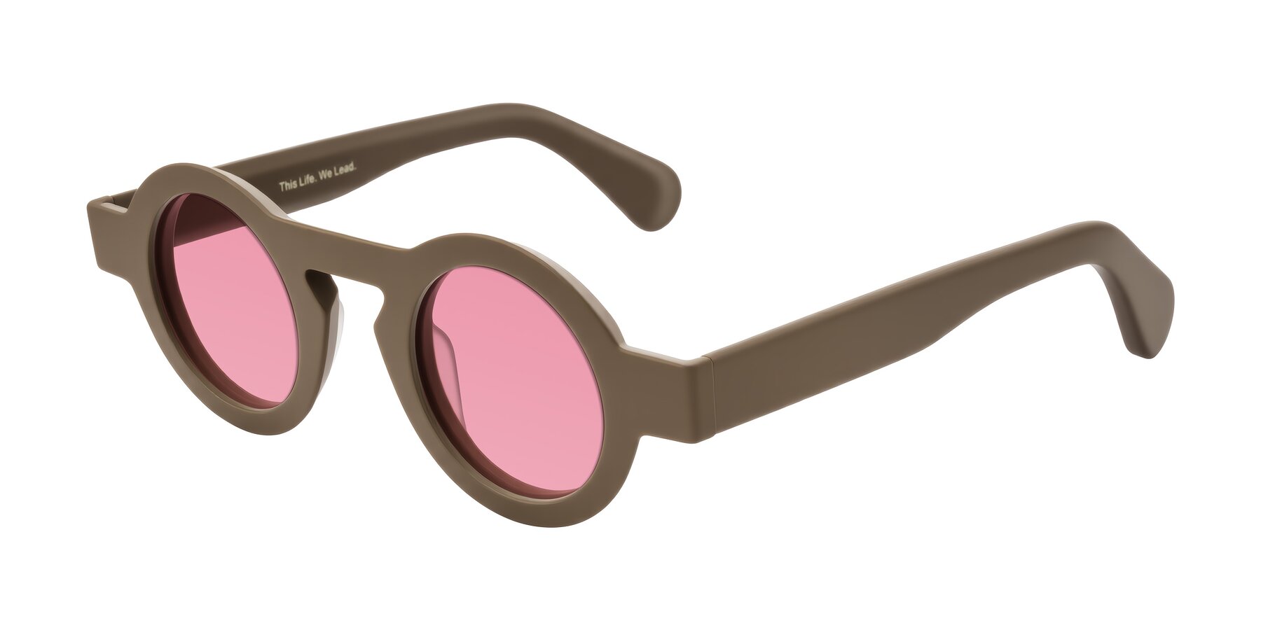Angle of Oboe in Morning Coffee with Pink Tinted Lenses