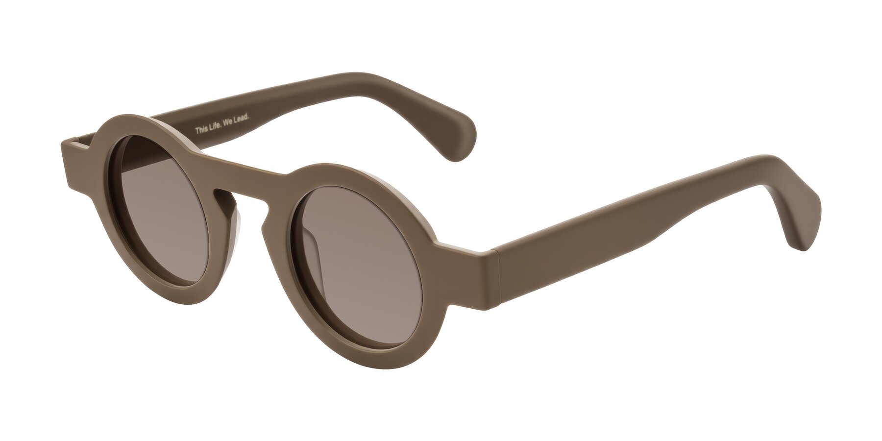 Angle of Oboe in Morning Coffee with Medium Brown Tinted Lenses