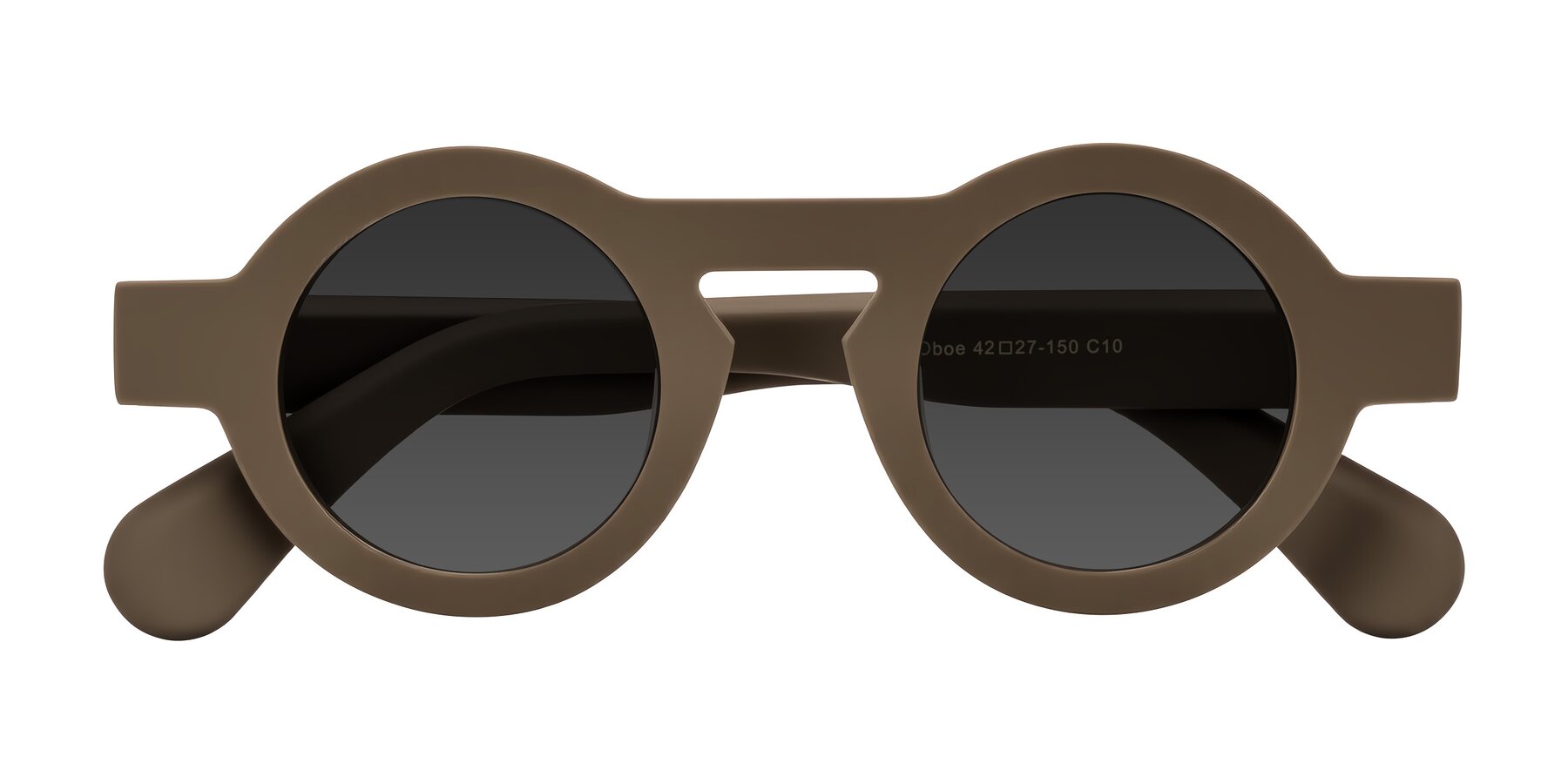Folded Front of Oboe in Morning Coffee with Gray Tinted Lenses