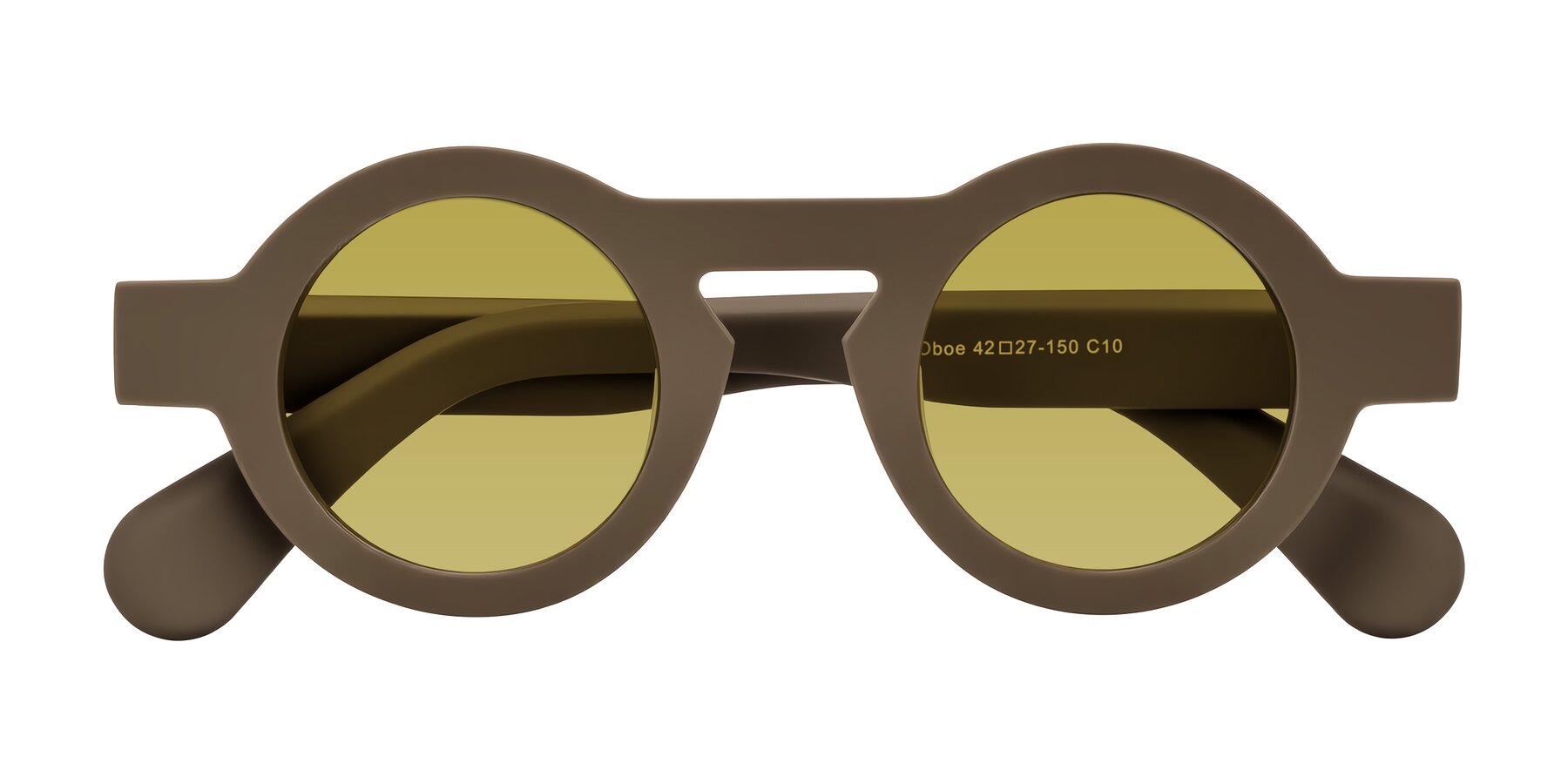 Folded Front of Oboe in Morning Coffee with Champagne Tinted Lenses
