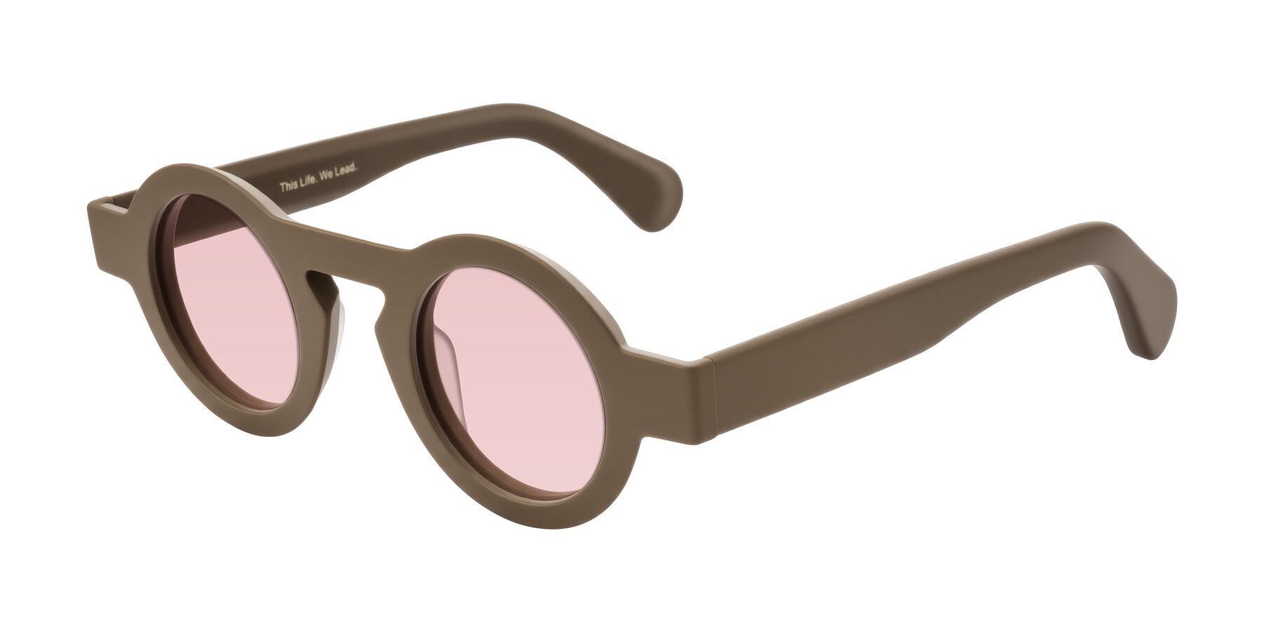 Angle of Oboe in Morning Coffee with Light Garnet Tinted Lenses