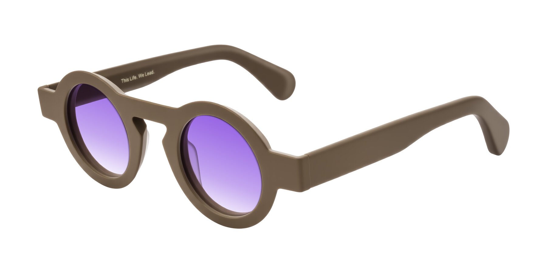 Angle of Oboe in Morning Coffee with Purple Gradient Lenses
