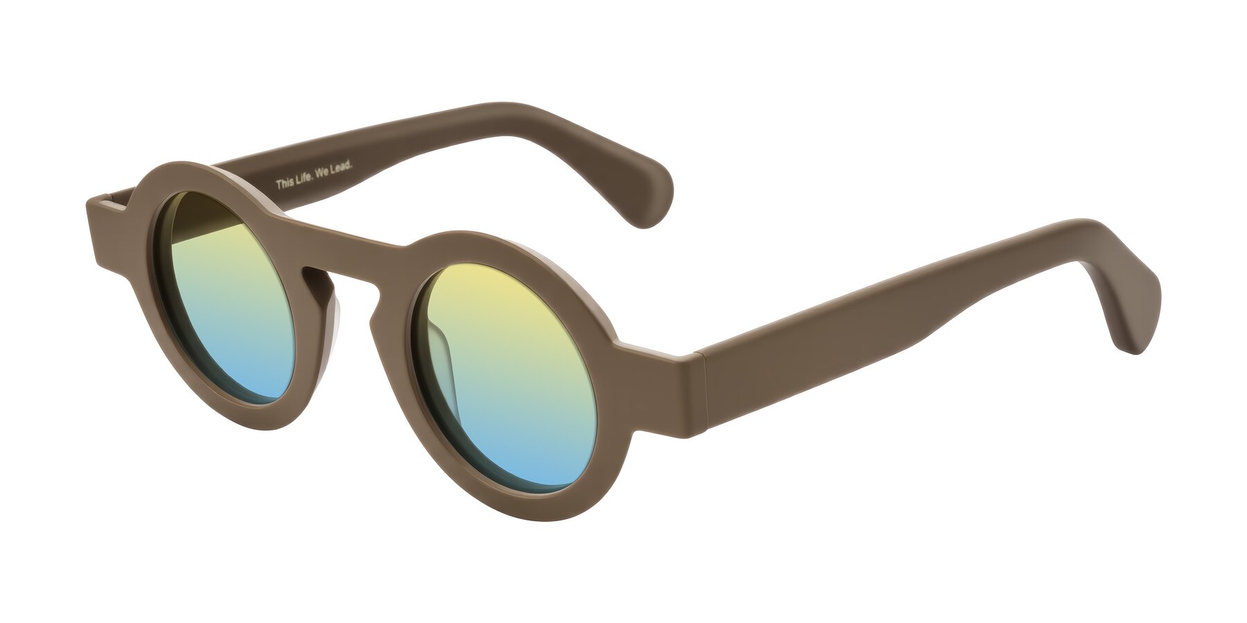 Angle of Oboe in Morning Coffee with Yellow / Blue Gradient Lenses