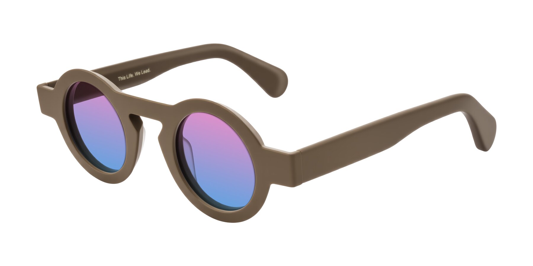 Angle of Oboe in Morning Coffee with Pink / Blue Gradient Lenses