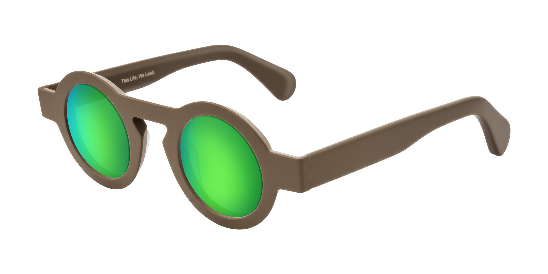 Angle of Oboe in Morning Coffee with Green Mirrored Lenses