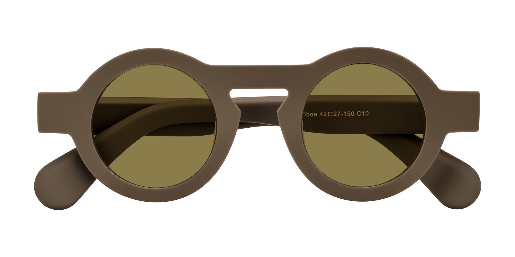 Folded Front of Oboe in Morning Coffee with Brown Polarized Lenses