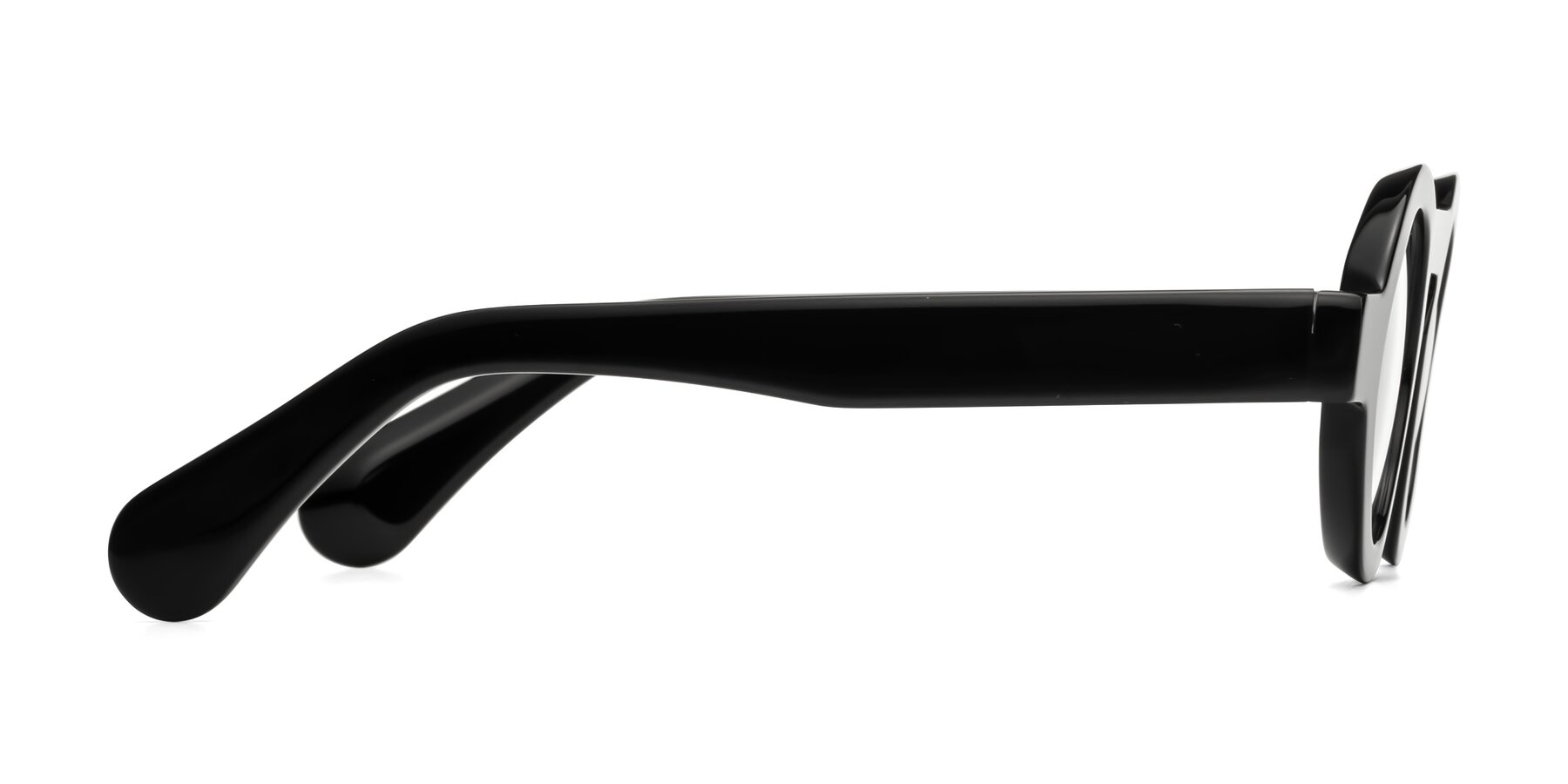 Side of Oboe in Black with Clear Reading Eyeglass Lenses
