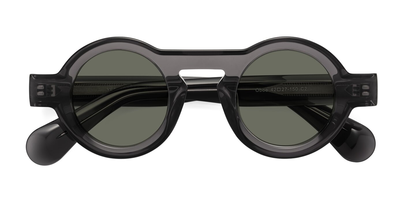 Oboe - Translucent Gray Polarized Sunglasses