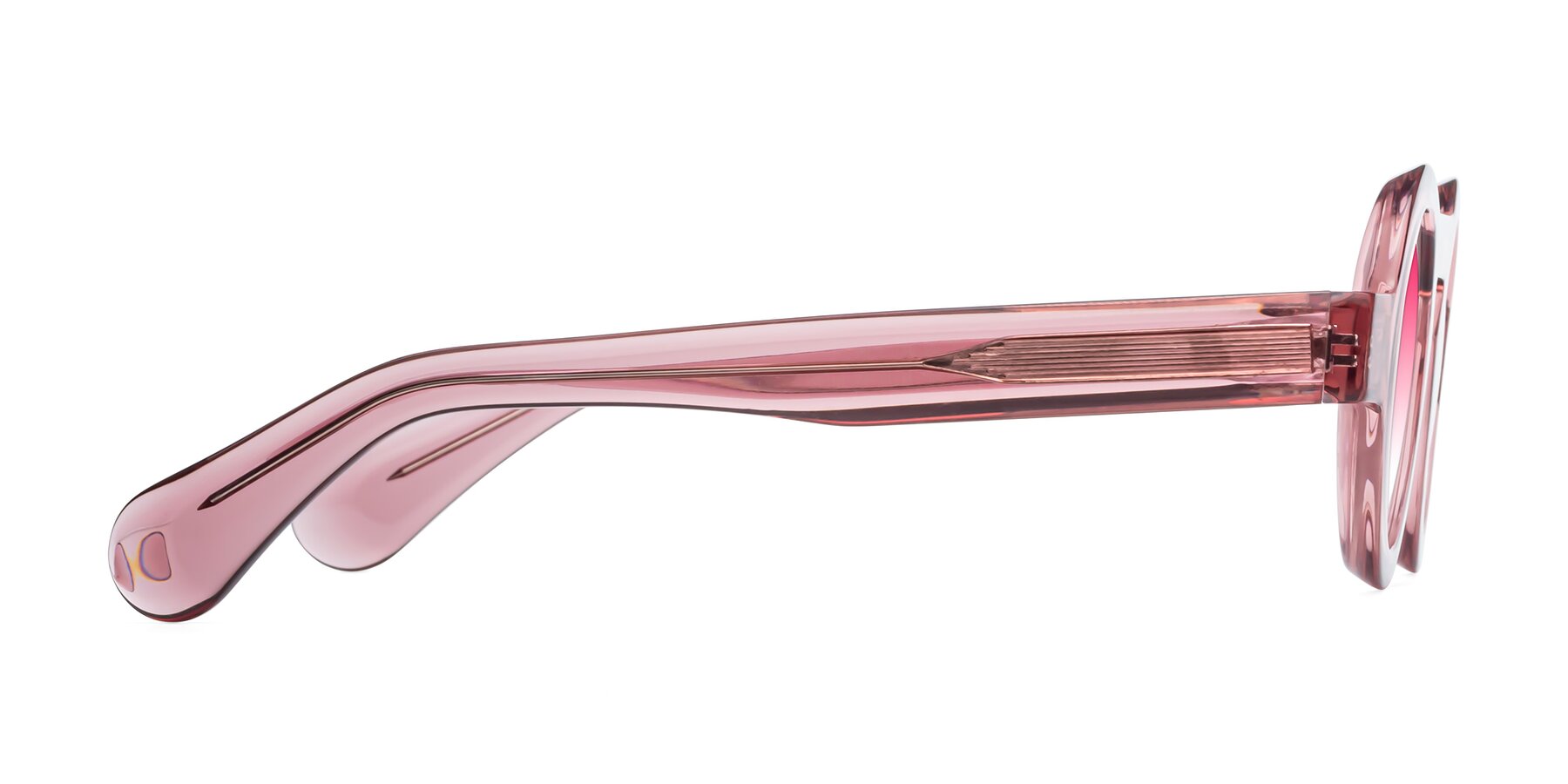 Side of Oboe in Translucent Pink with Pink Gradient Lenses