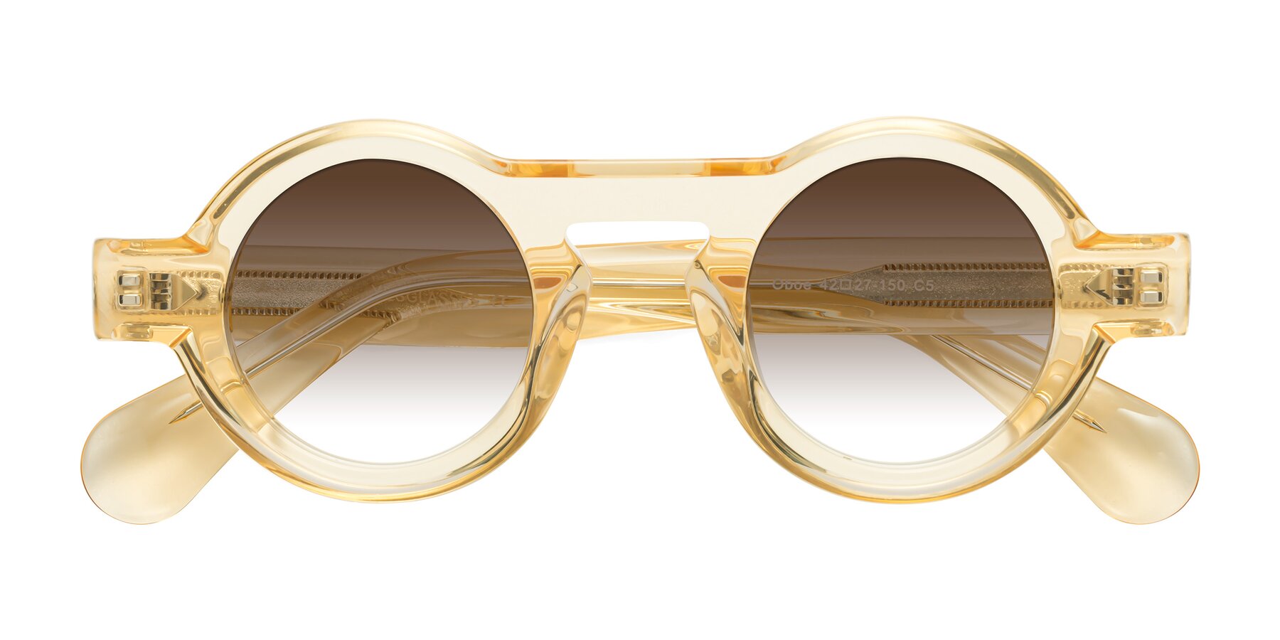 Folded Front of Oboe in Champagne with Brown Gradient Lenses
