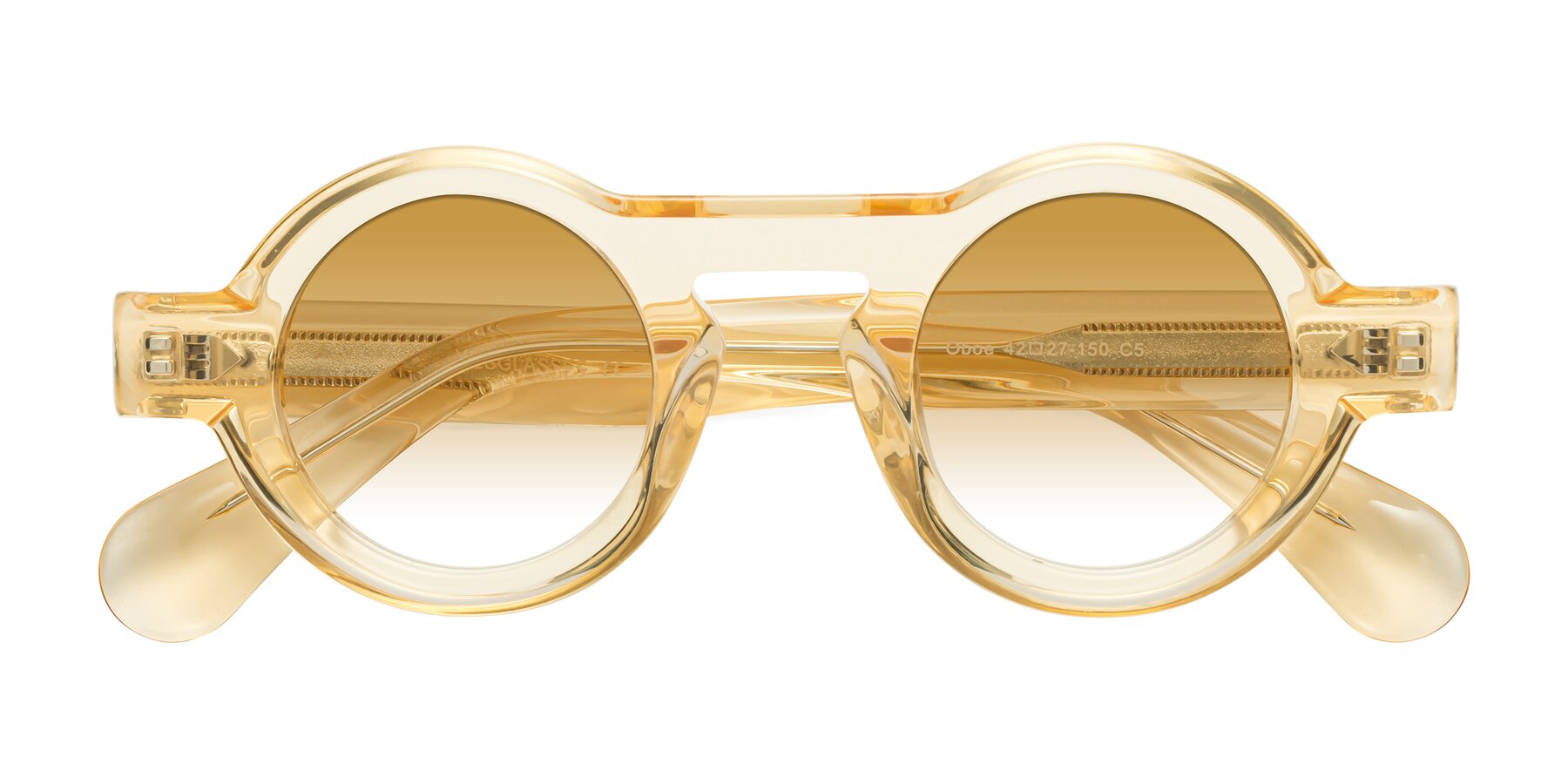 Folded Front of Oboe in Champagne with Champagne Gradient Lenses