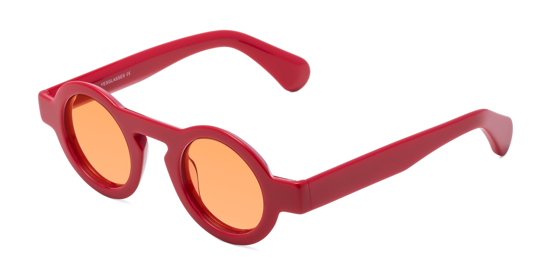 Angle of Oboe in Red with Medium Orange Tinted Lenses