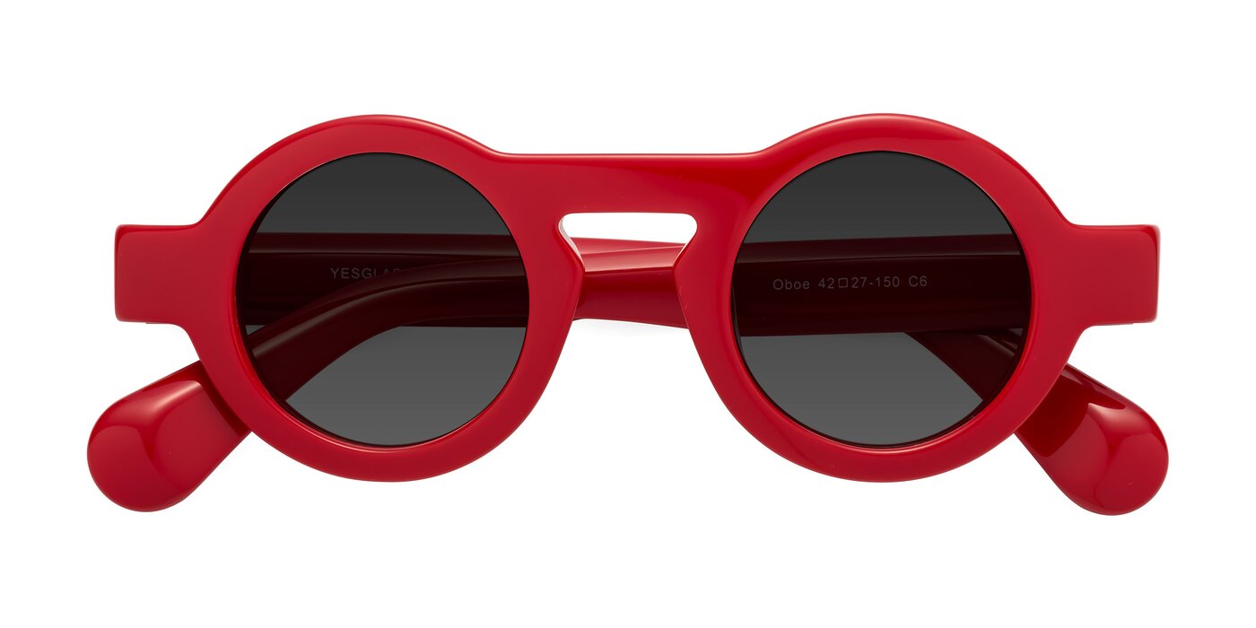 Oboe - Red Tinted Sunglasses