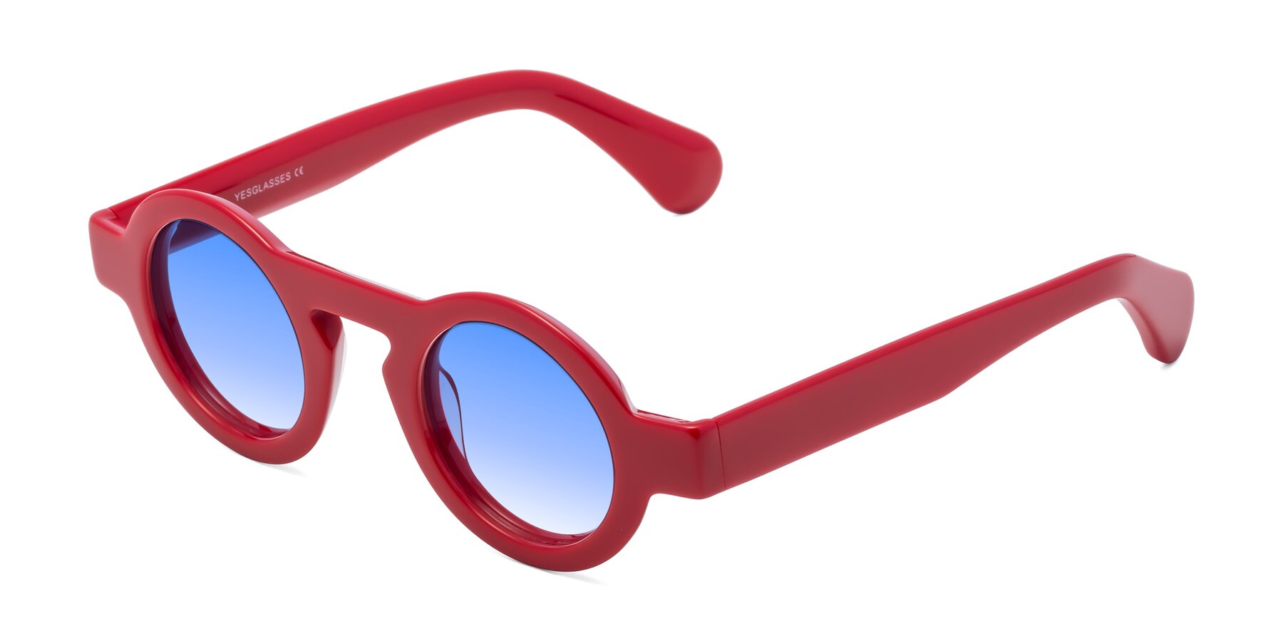 Angle of Oboe in Red with Blue Gradient Lenses