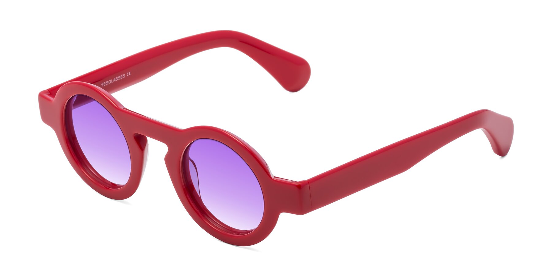 Angle of Oboe in Red with Purple Gradient Lenses