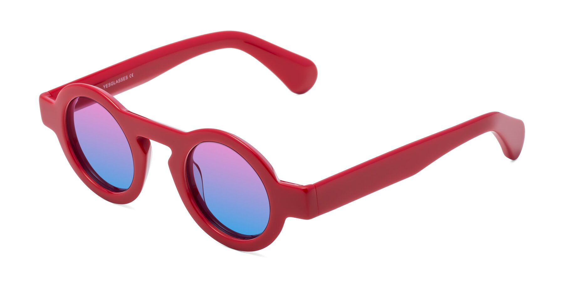 Angle of Oboe in Red with Pink / Blue Gradient Lenses