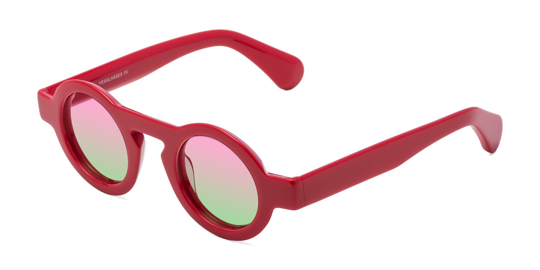 Angle of Oboe in Red with Pink / Green Gradient Lenses