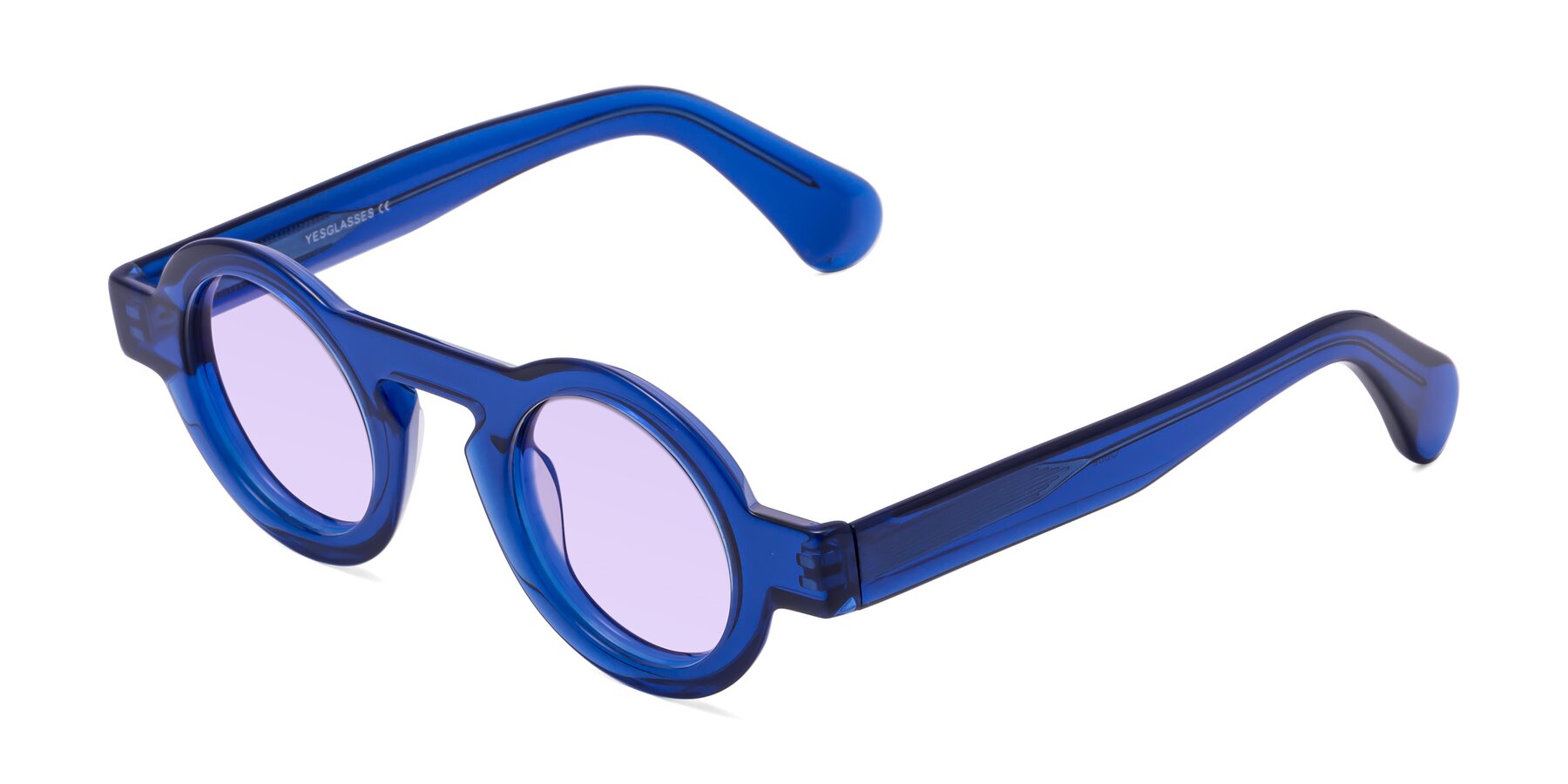 Angle of Oboe in Blue with Light Purple Tinted Lenses