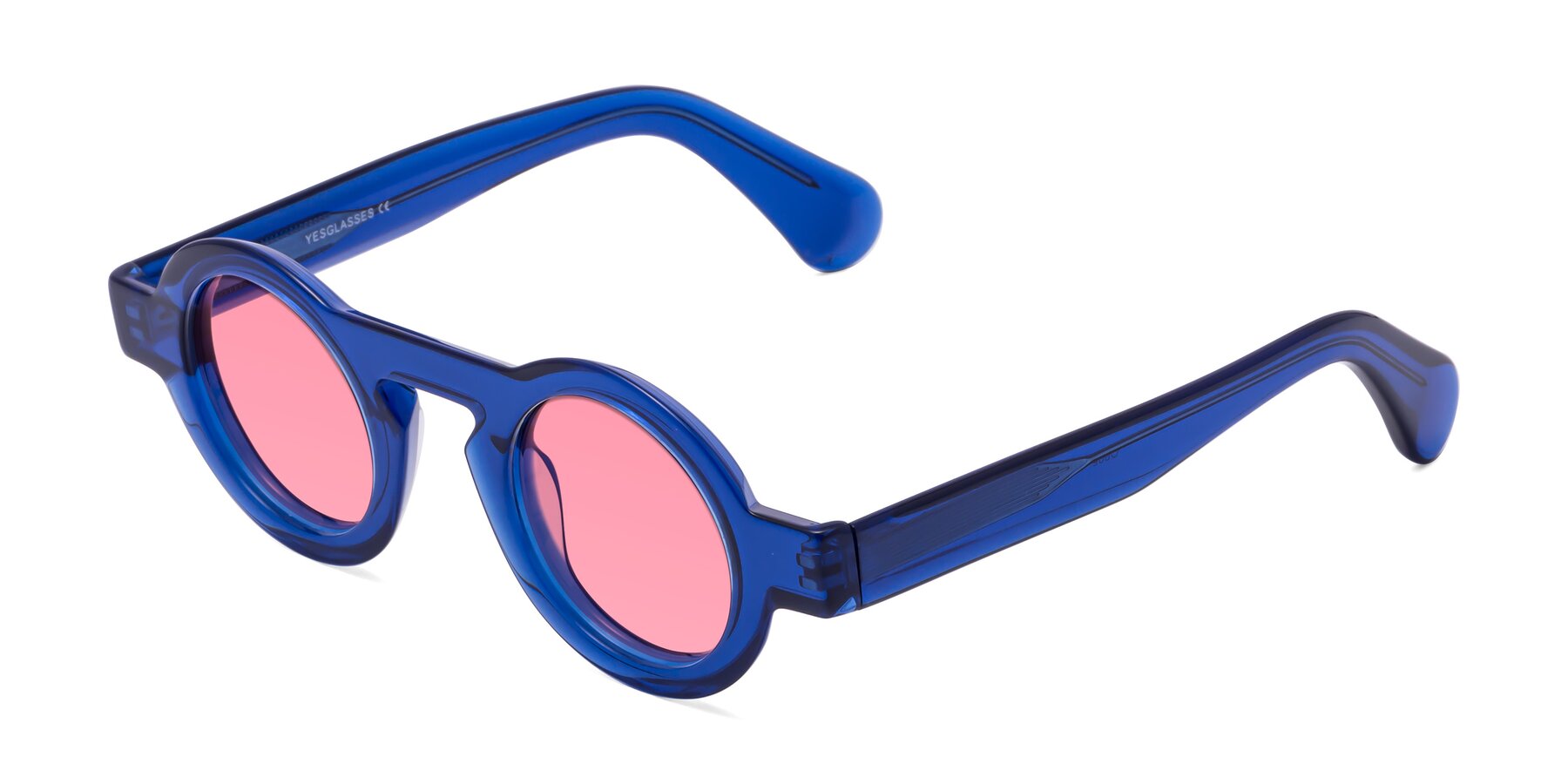 Angle of Oboe in Blue with Pink Tinted Lenses