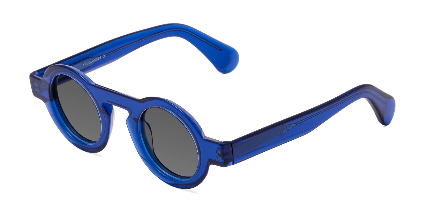 Angle of Oboe in Blue with Medium Gray Tinted Lenses