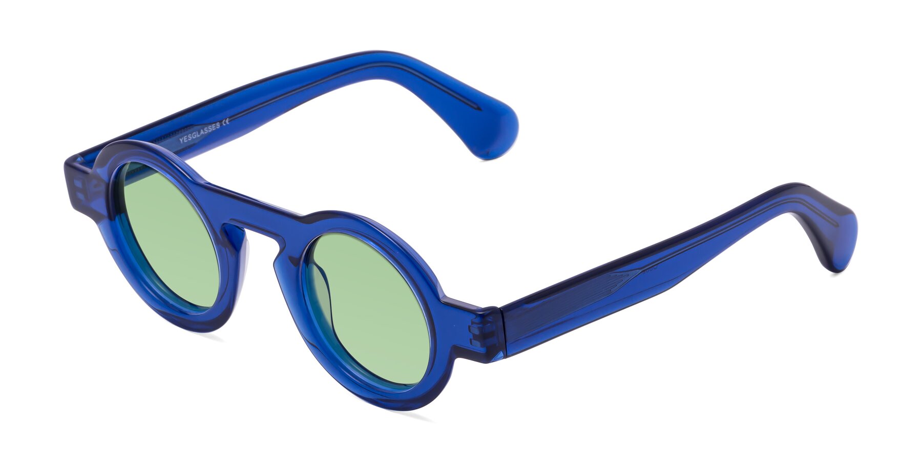 Angle of Oboe in Blue with Medium Green Tinted Lenses