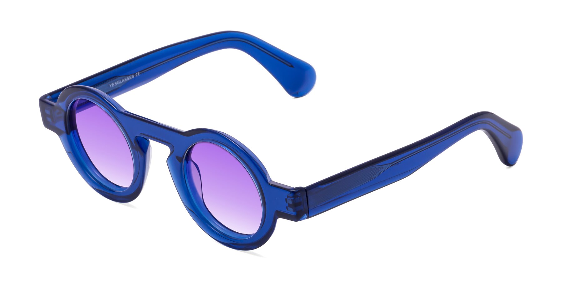 Angle of Oboe in Blue with Purple Gradient Lenses