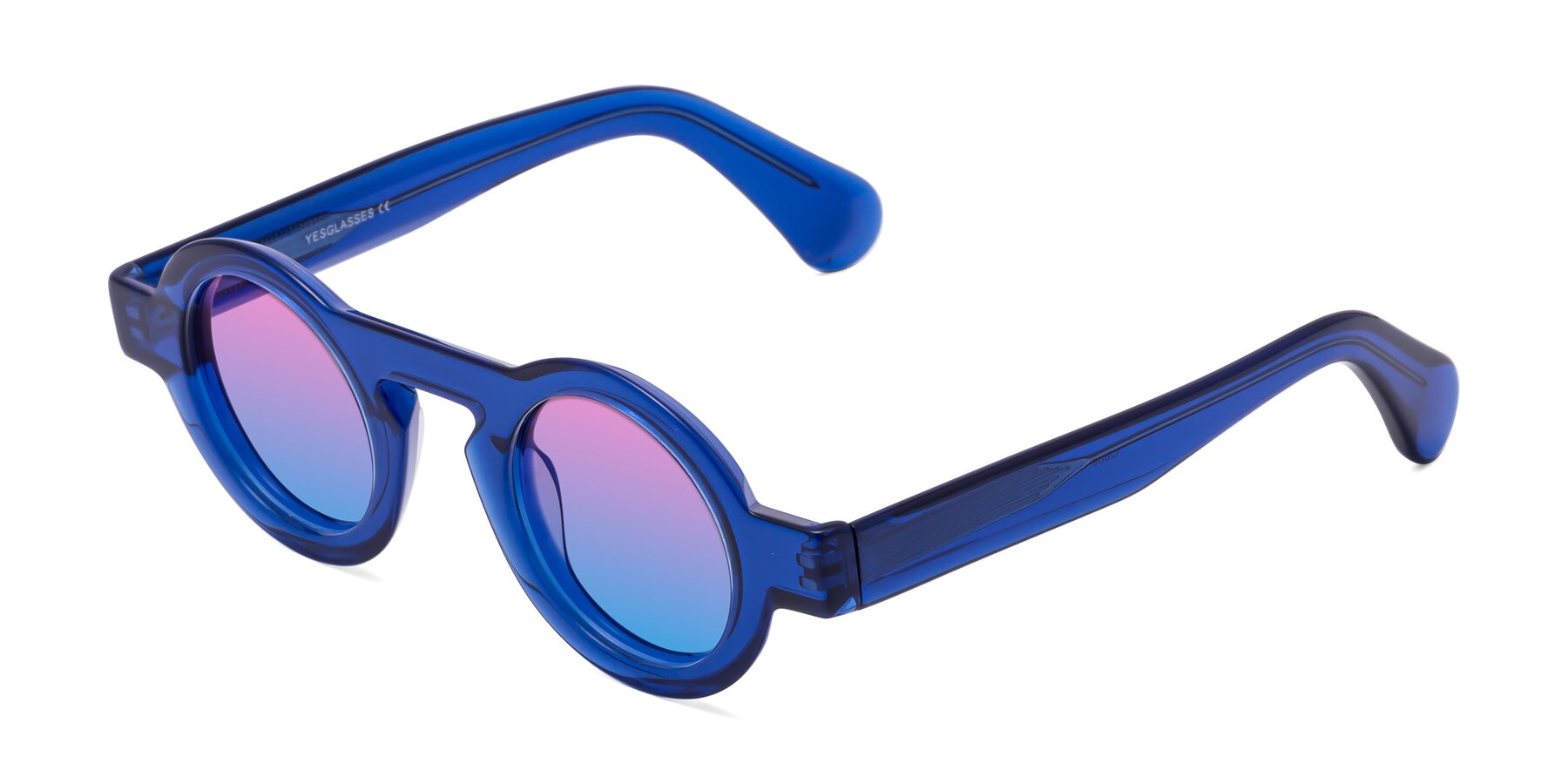 Angle of Oboe in Blue with Pink / Blue Gradient Lenses