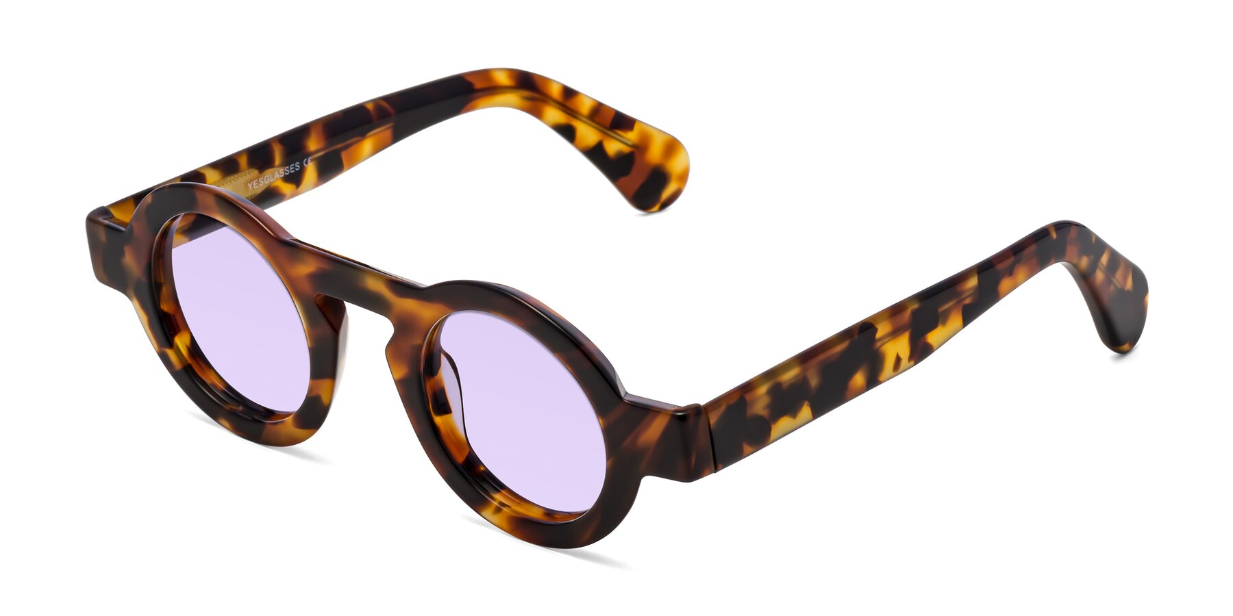 Angle of Oboe in Tortoise with Light Purple Tinted Lenses
