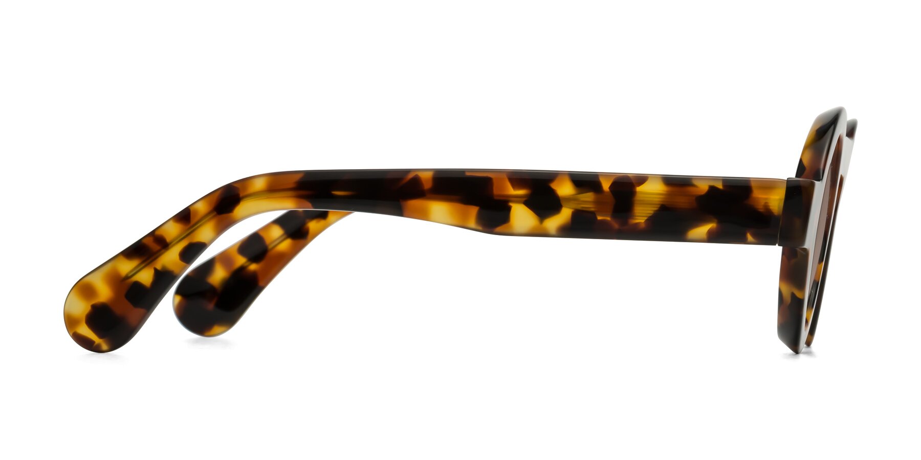 Side of Oboe in Tortoise with Medium Brown Tinted Lenses