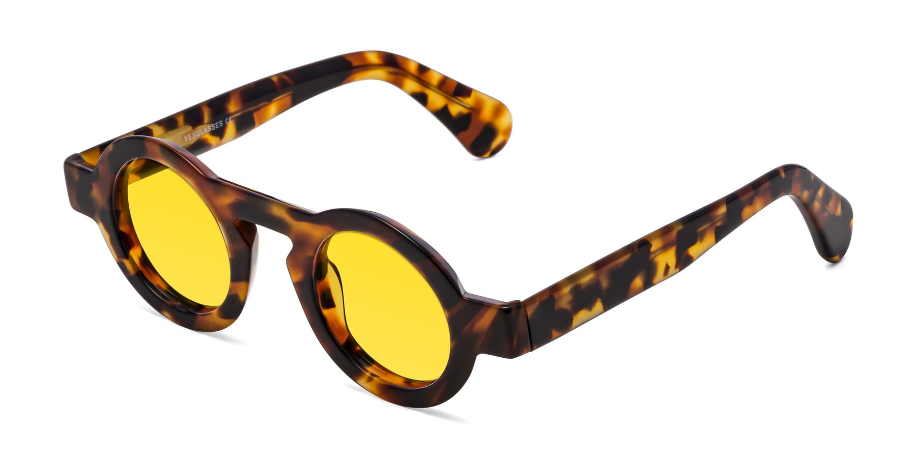 Angle of Oboe in Tortoise with Yellow Tinted Lenses