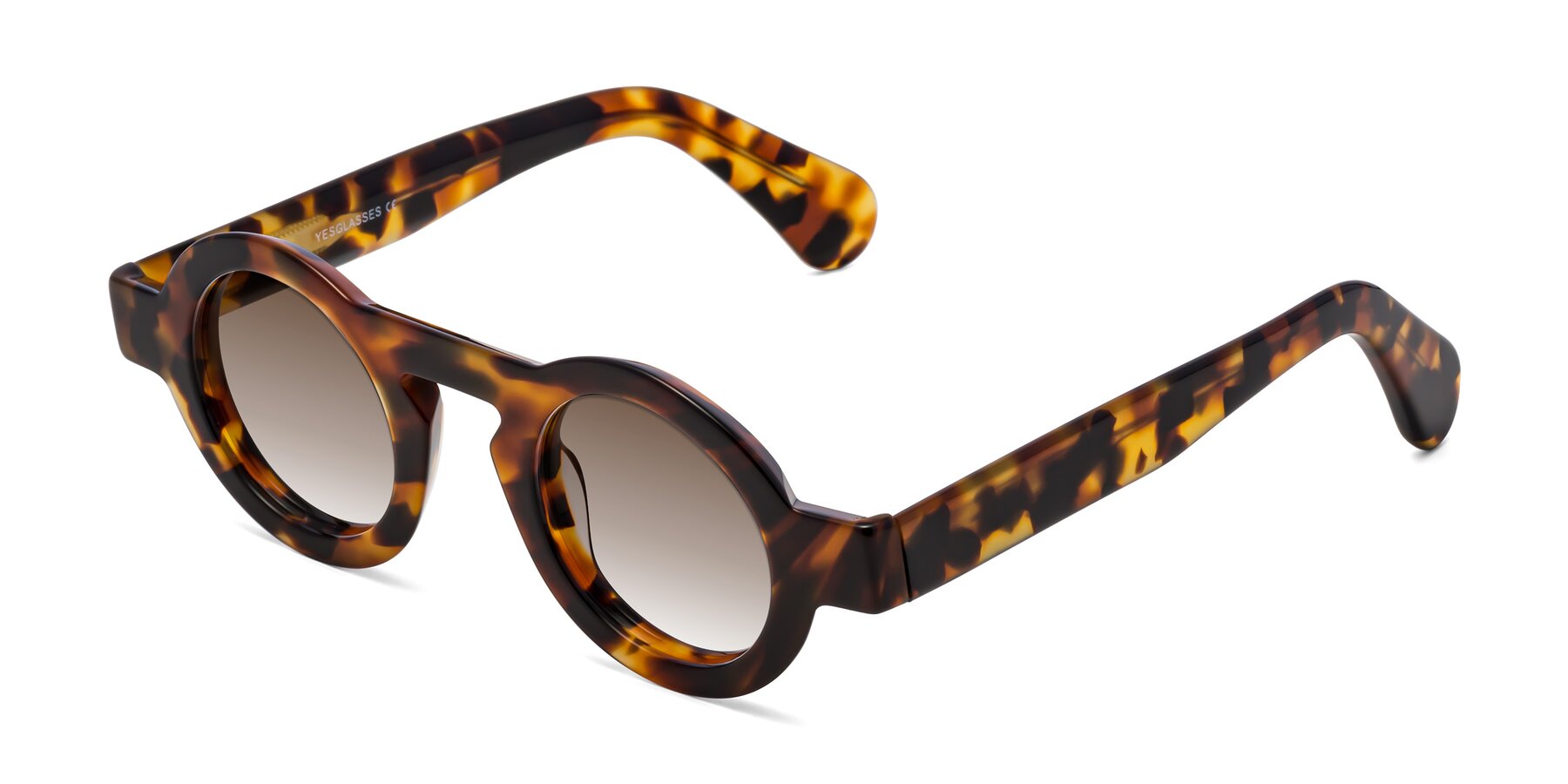 Angle of Oboe in Tortoise with Brown Gradient Lenses