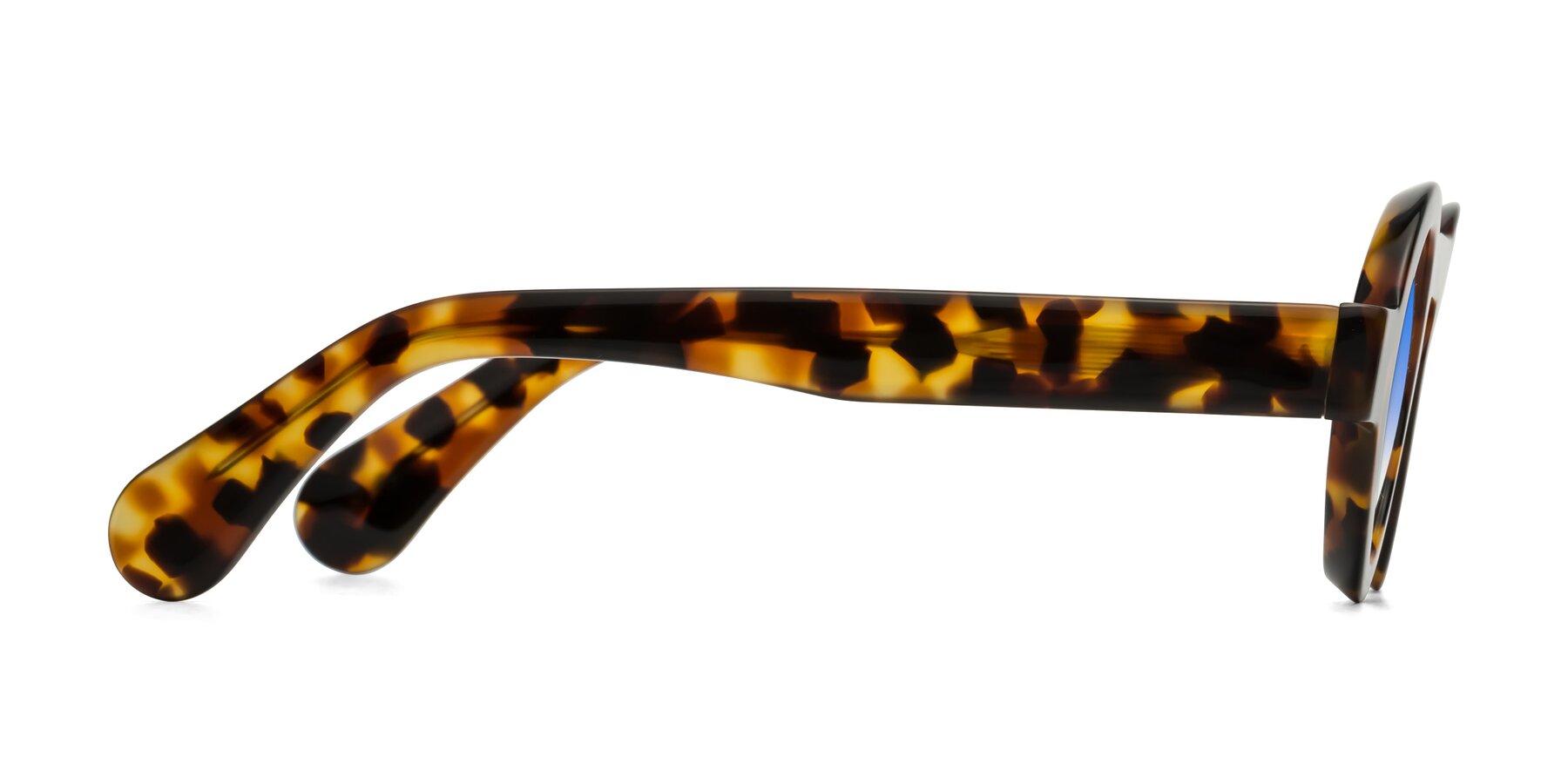 Side of Oboe in Tortoise with Blue Gradient Lenses
