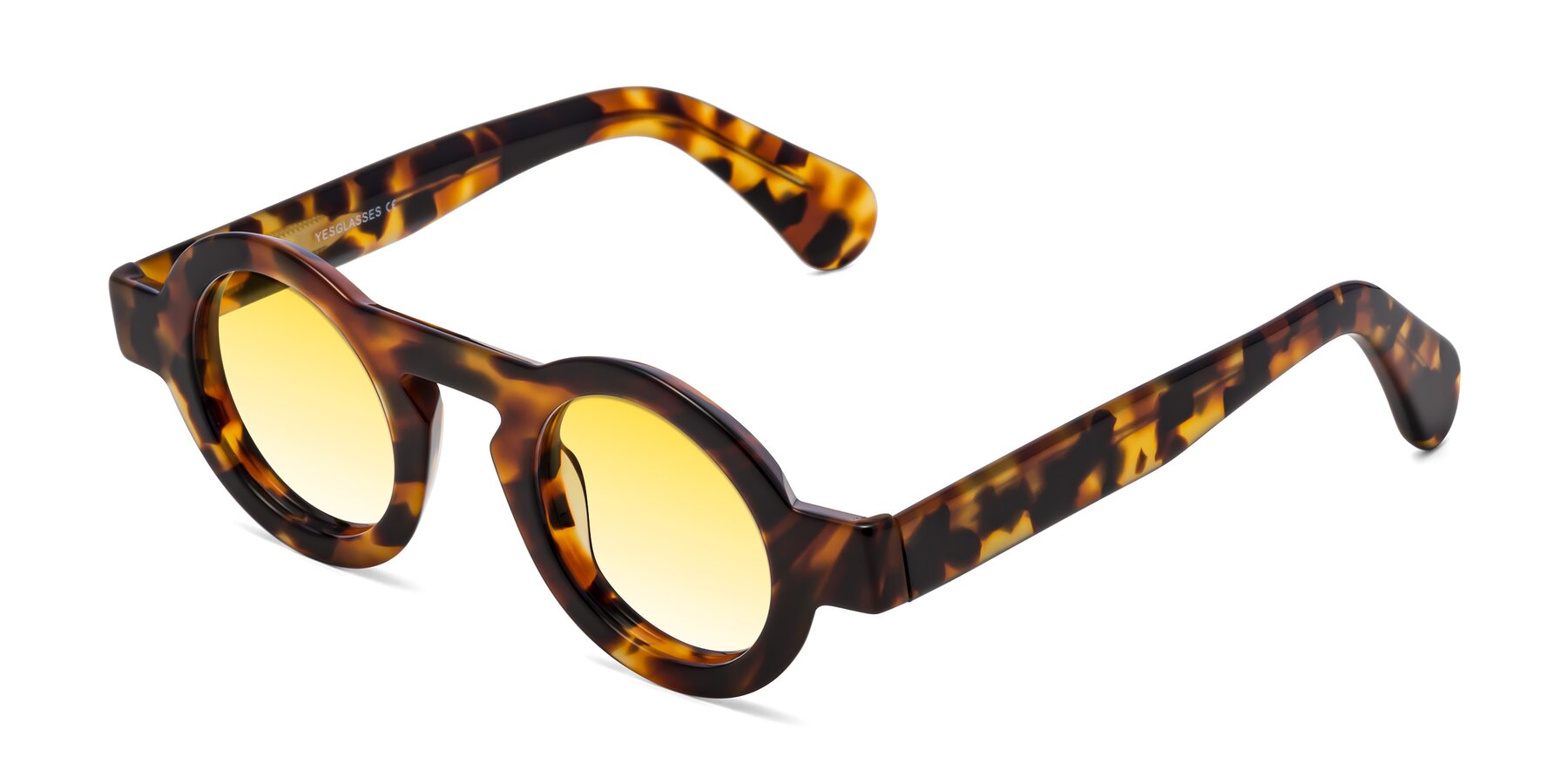 Angle of Oboe in Tortoise with Yellow Gradient Lenses