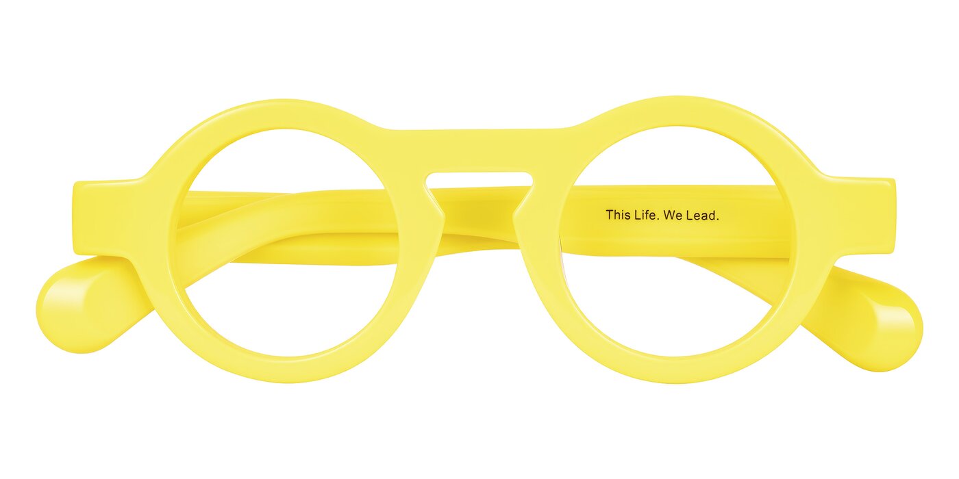 Oboe - Lemon Yellow Eyeglasses
