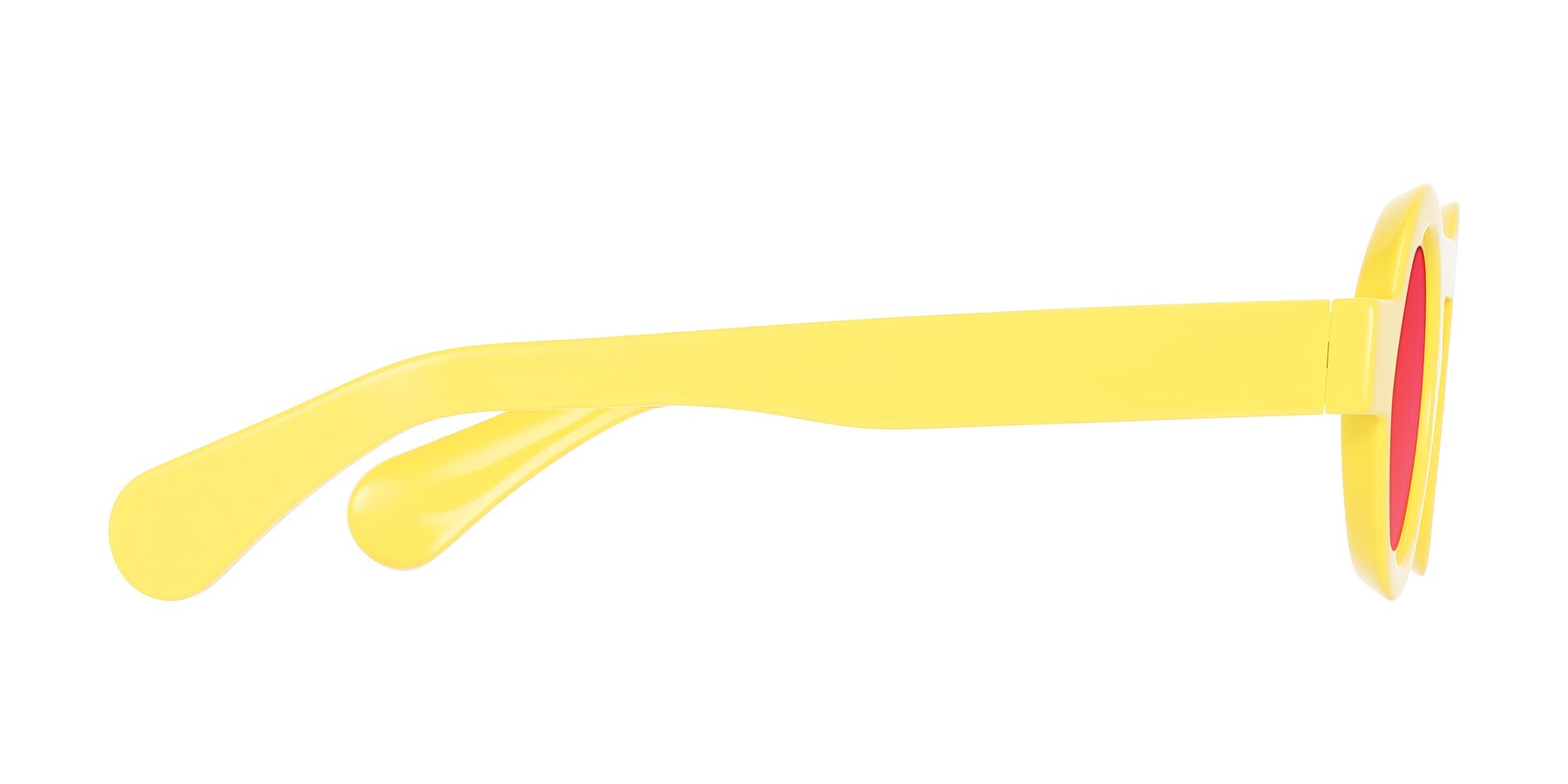 Side of Oboe in Lemon Yellow with Red Tinted Lenses