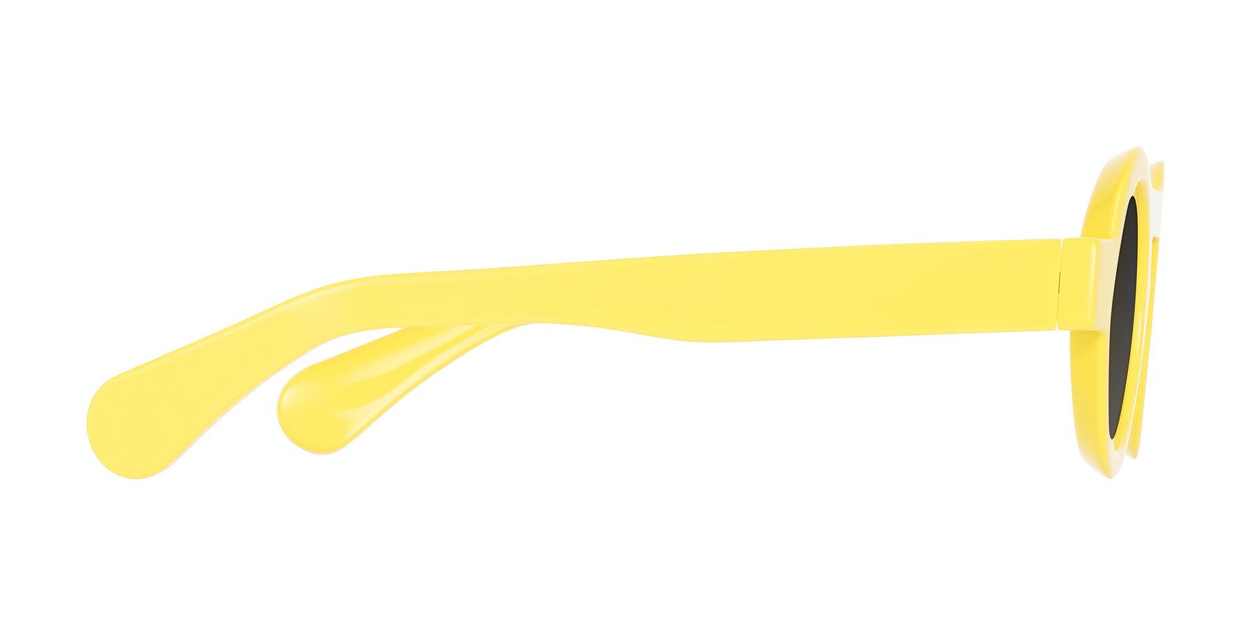 Side of Oboe in Lemon Yellow with Gray Tinted Lenses