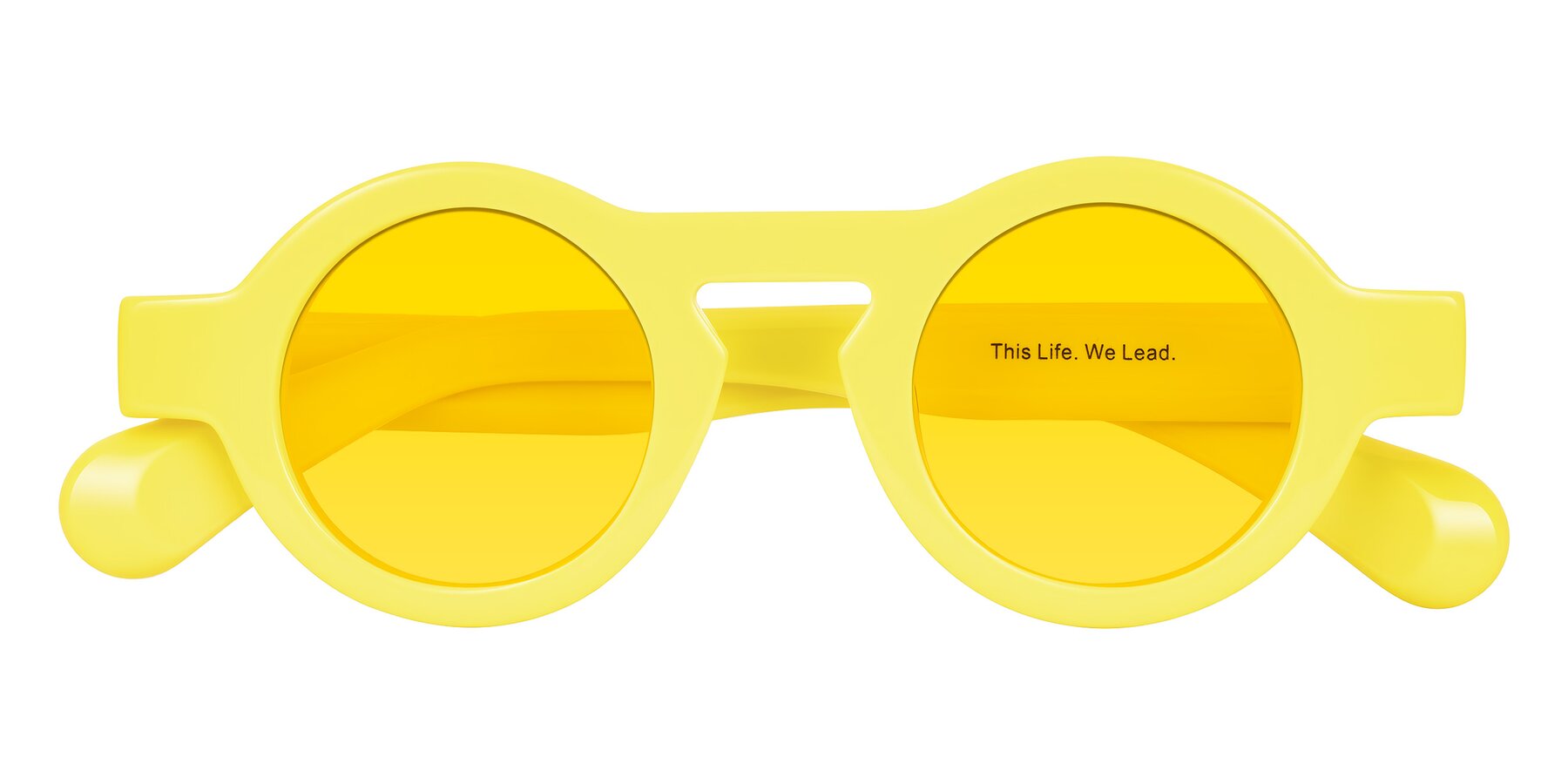 Folded Front of Oboe in Lemon Yellow with Yellow Tinted Lenses