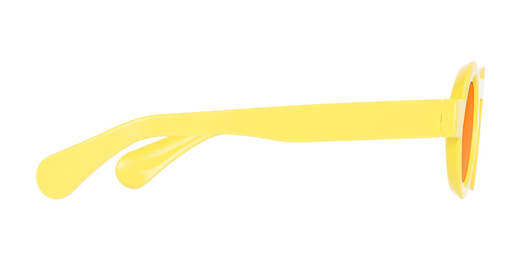 Side of Oboe in Lemon Yellow with Orange Tinted Lenses