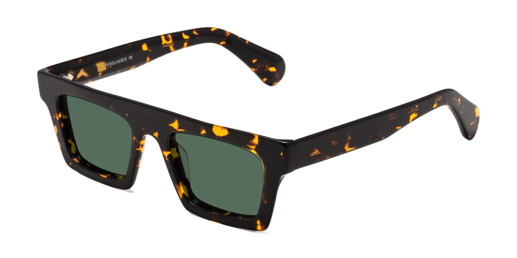 Angle of Senda in Tortoise with Green Polarized Lenses