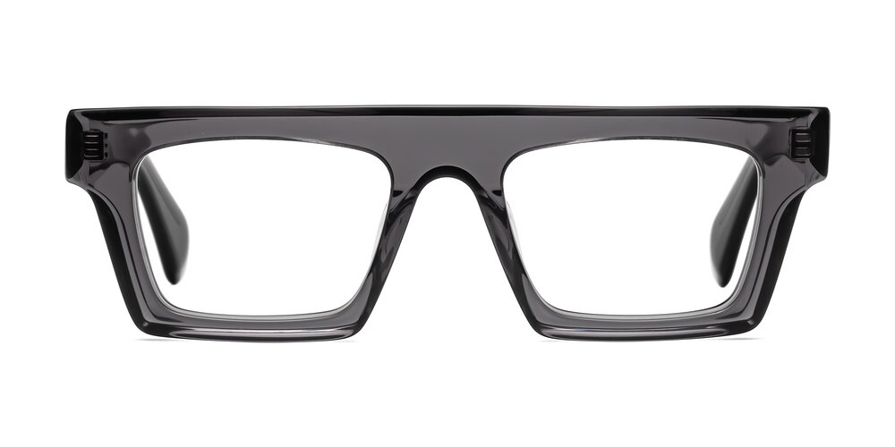 Senda - Translucent Gray Eyeglasses