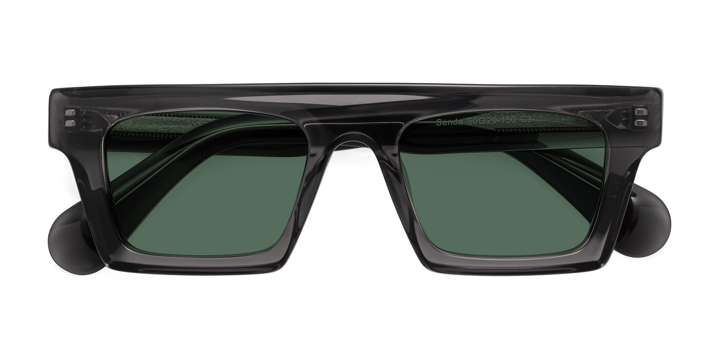 Senda - Translucent Gray Polarized Sunglasses