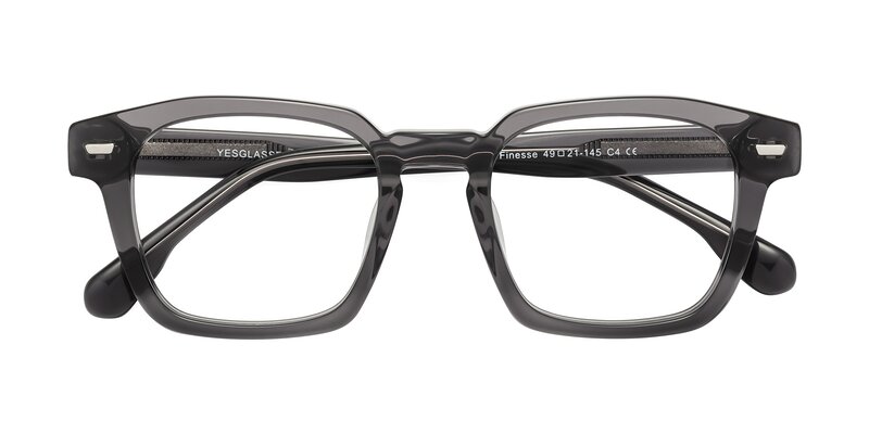 Finesse - Translucent Gray Eyeglasses