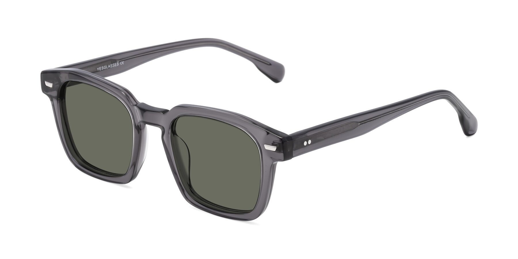 Angle of Finesse in Translucent Gray with Gray Polarized Lenses